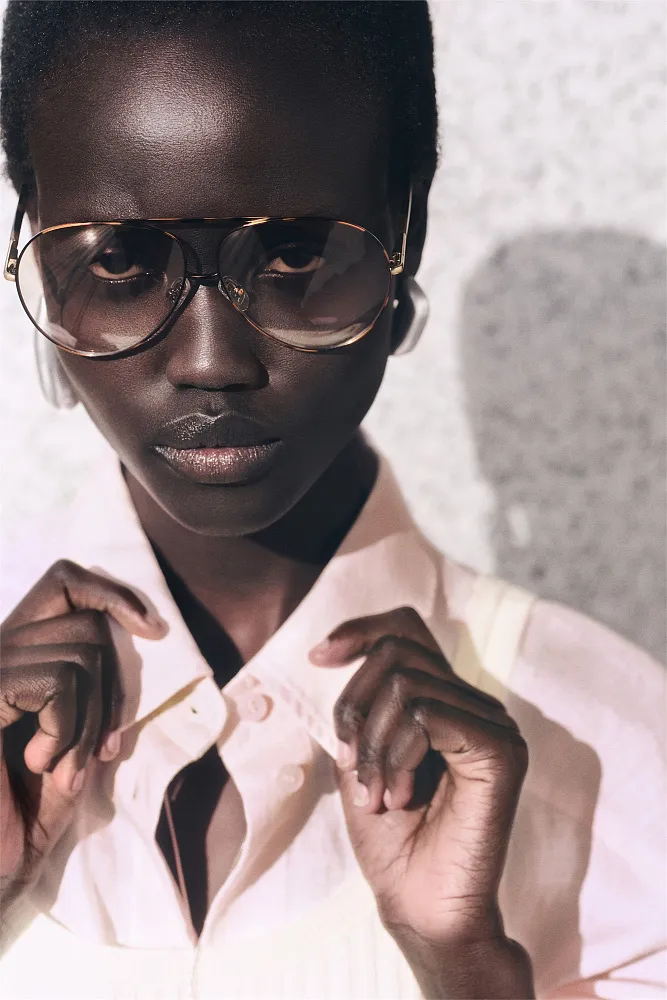 Льняная рубашка свободного кроя COS