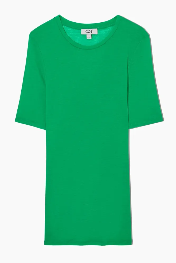 Футболка из тонкой шерсти мериноса COS