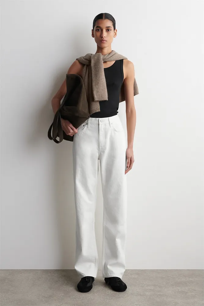 Майка в рубчик COS