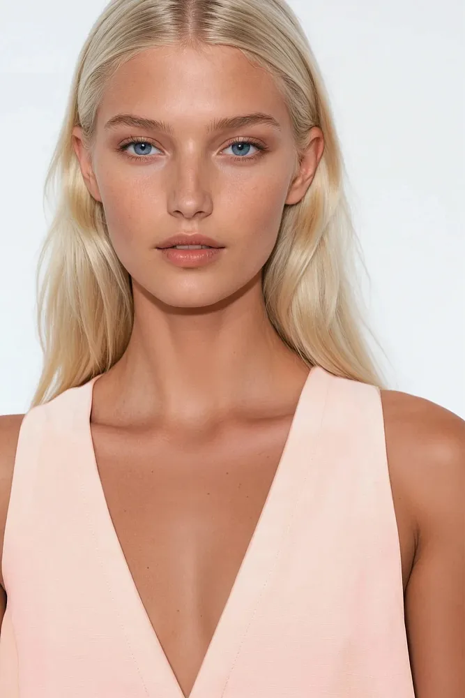 Платье-макси из льняной смеси COS