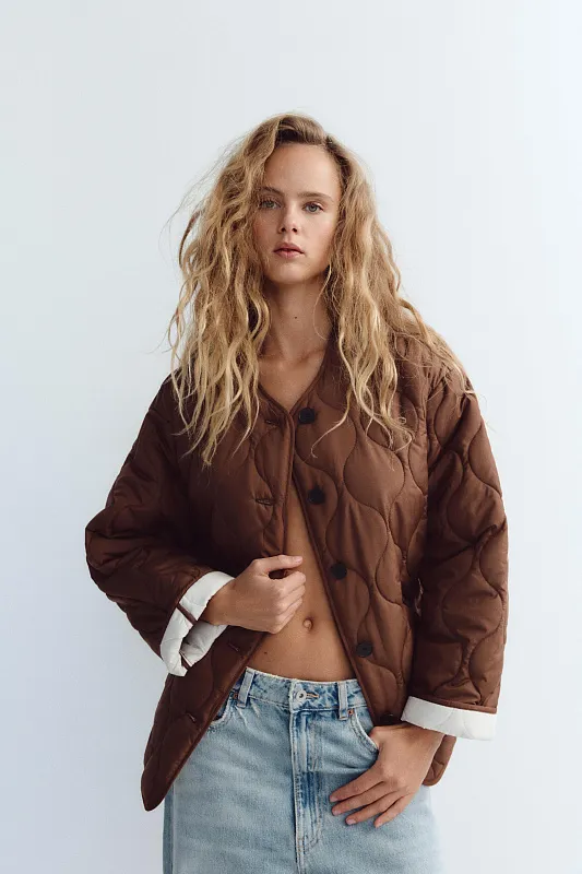 Водоотталкивающая стеганая куртка ZARA Водоотталкивающая стеганая куртка ZARA