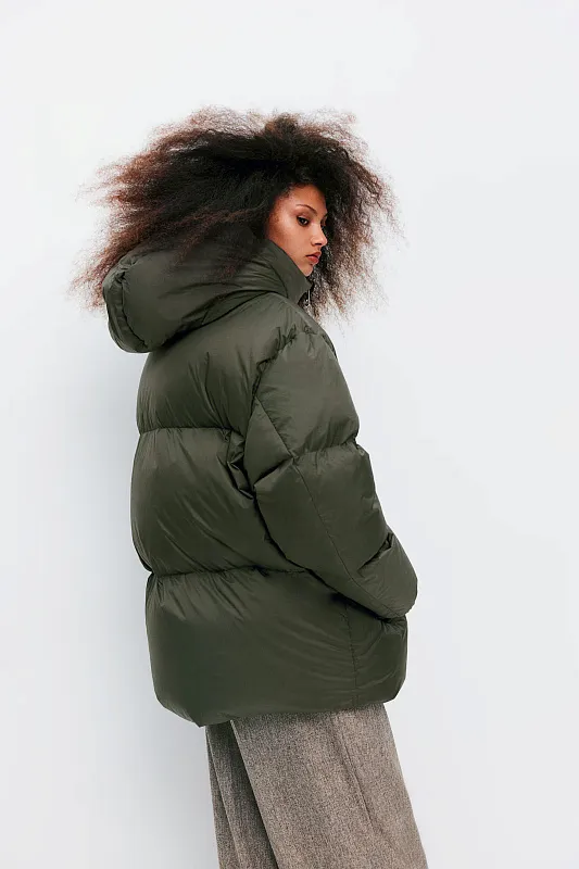 Пуховик oversize H&M Premium Selection   Пуховик oversize H&M Premium Selection