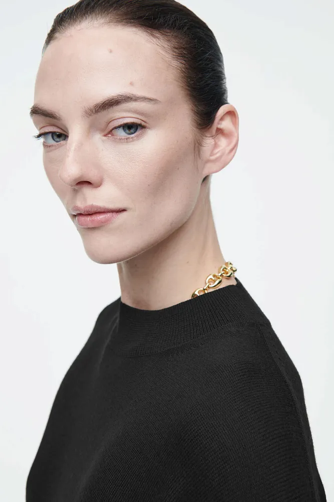 Платье миди из мериносовой шерсти COS