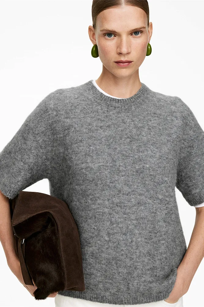 Джемпер из смеси альпаки и шерсти ARKET