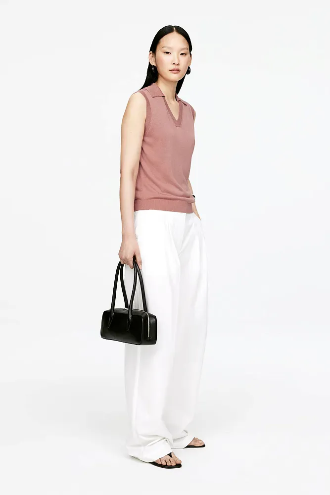 Вязаный жилет с V-образным вырезом ARKET