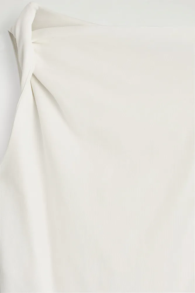 Хлопковый топ с кручеными деталями COS