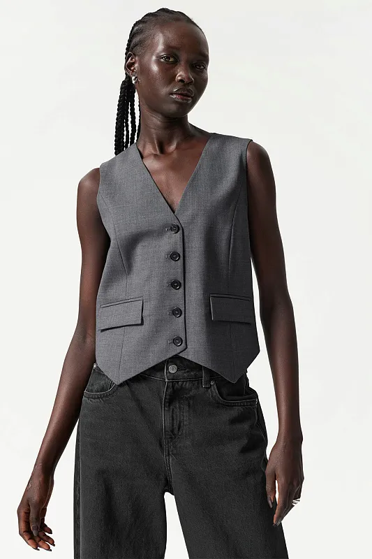 Жилет из шерсти