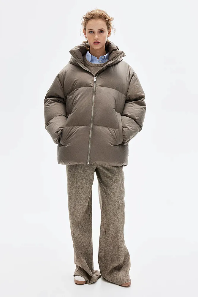 Пуховик oversize H&M Premium Selection