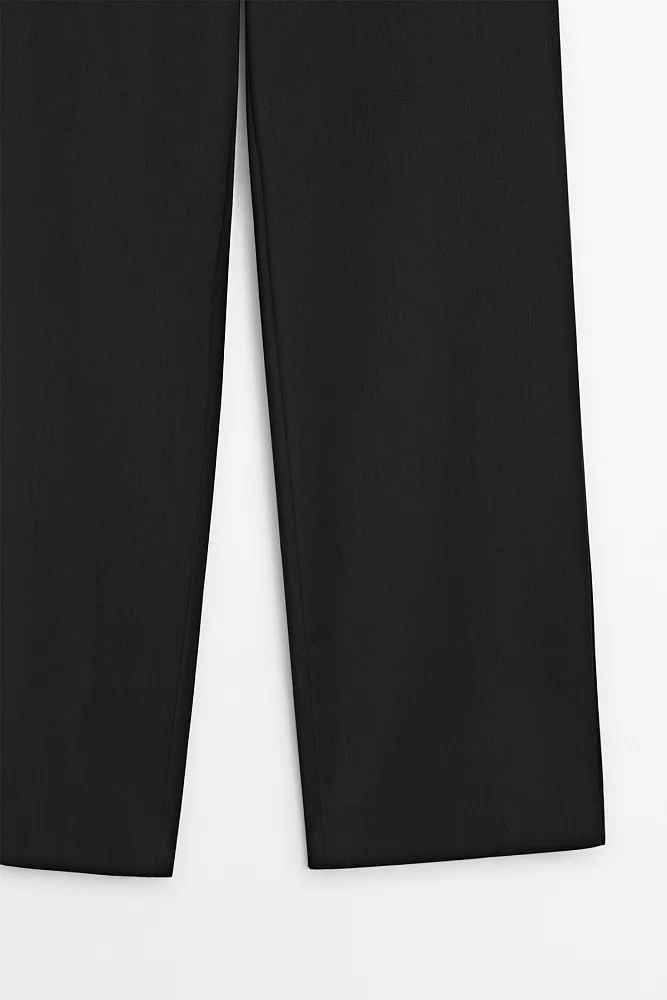 Костюмные брюки из шерсти MASSIMO DUTTI