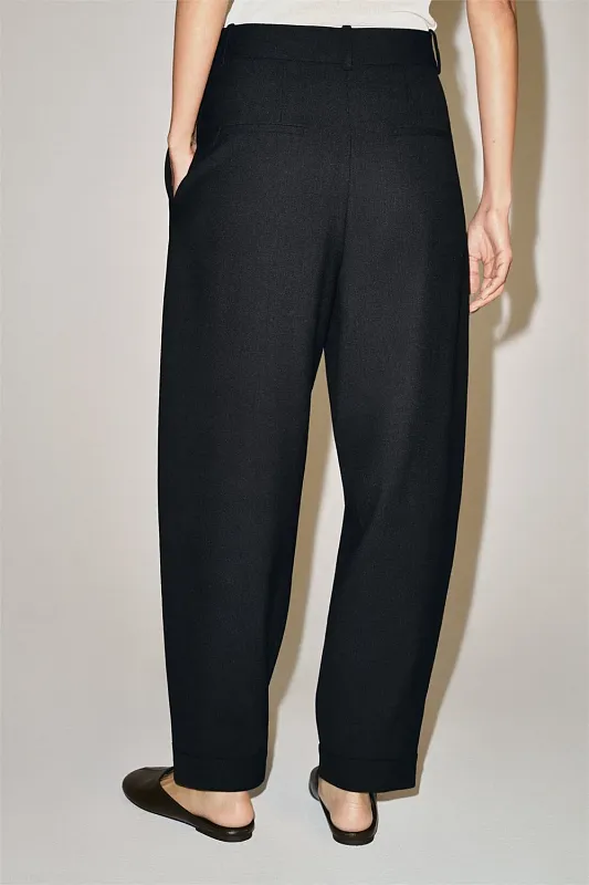 Широкие брюки с защипами ZARA Широкие брюки с защипами ZARA