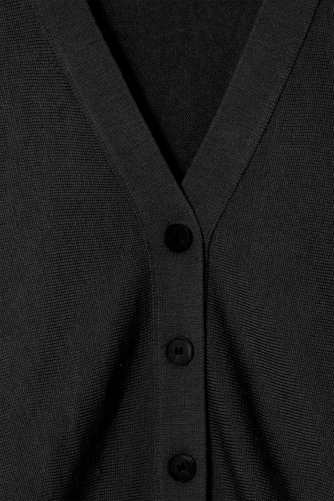 Кардиган из шерсти мериноса с рукавами "летучая мышь" COS