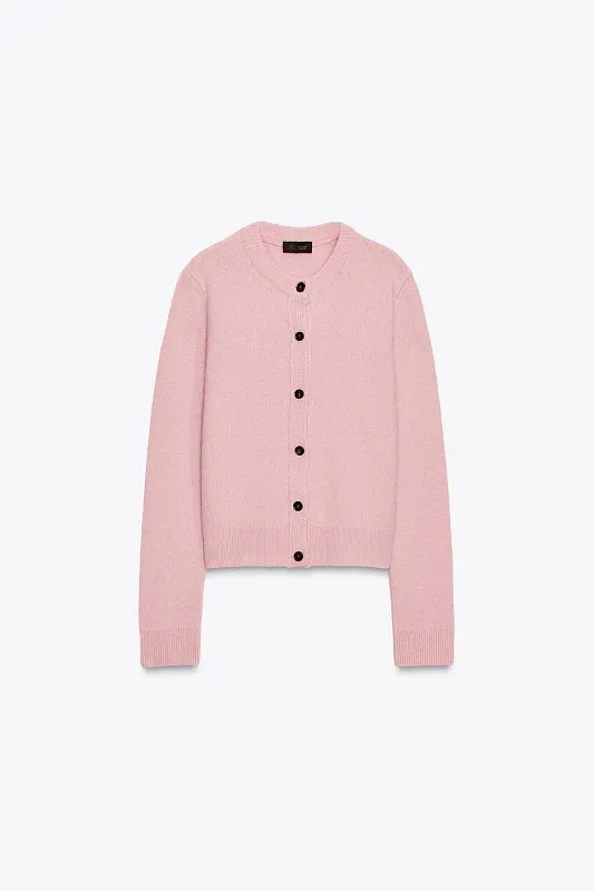 Кардиган из кашемира и шерсти ZARA   Кардиган из кашемира и шерсти ZARA