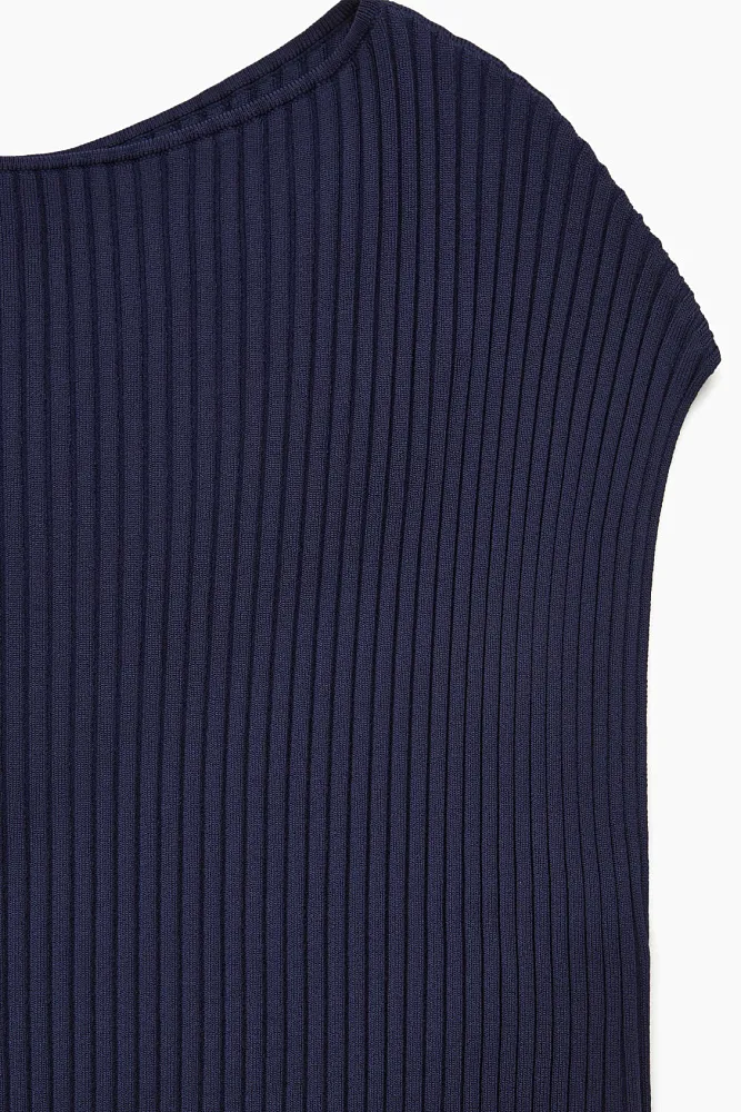 Платье миди с вырезом-лодочкой COS