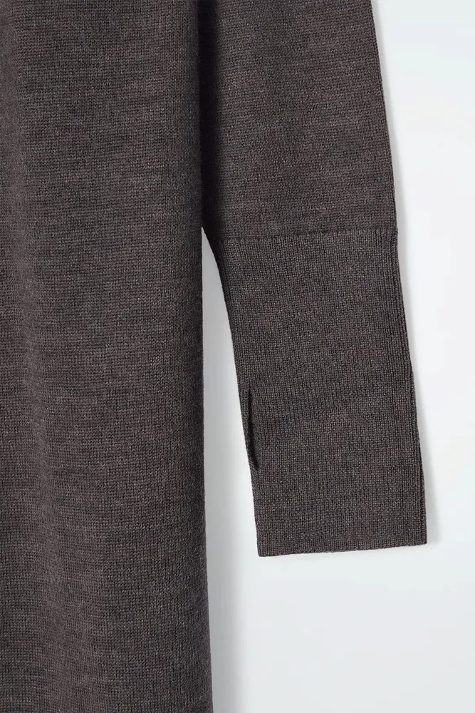 Платье миди из мериносовой шерсти COS