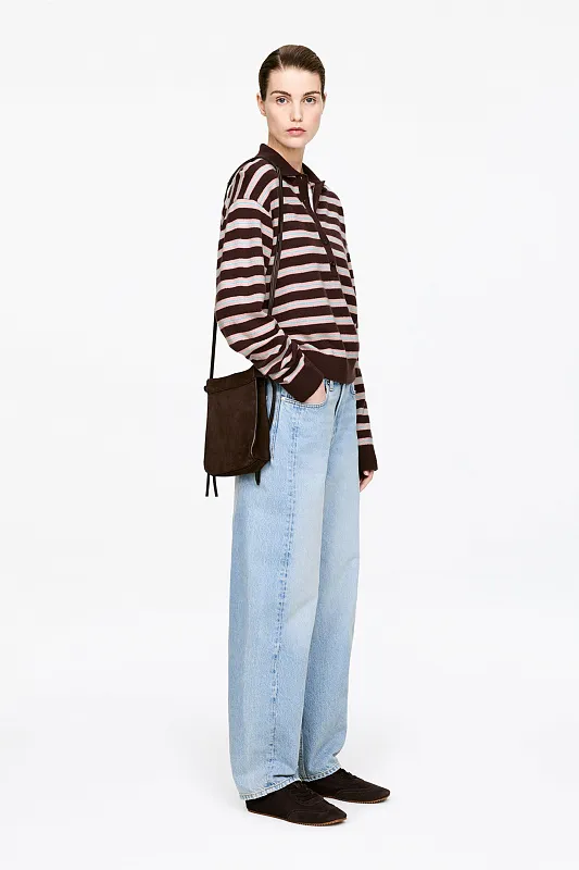 Шерстяной джемпер-поло ARKET Шерстяной джемпер-поло ARKET