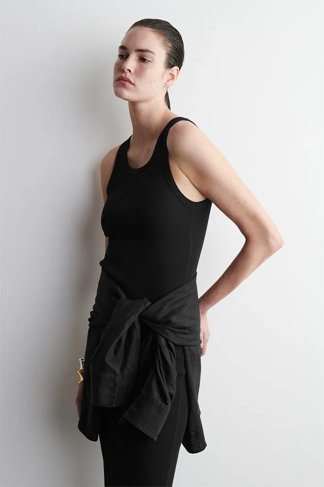 Платье-майка в рубчик COS