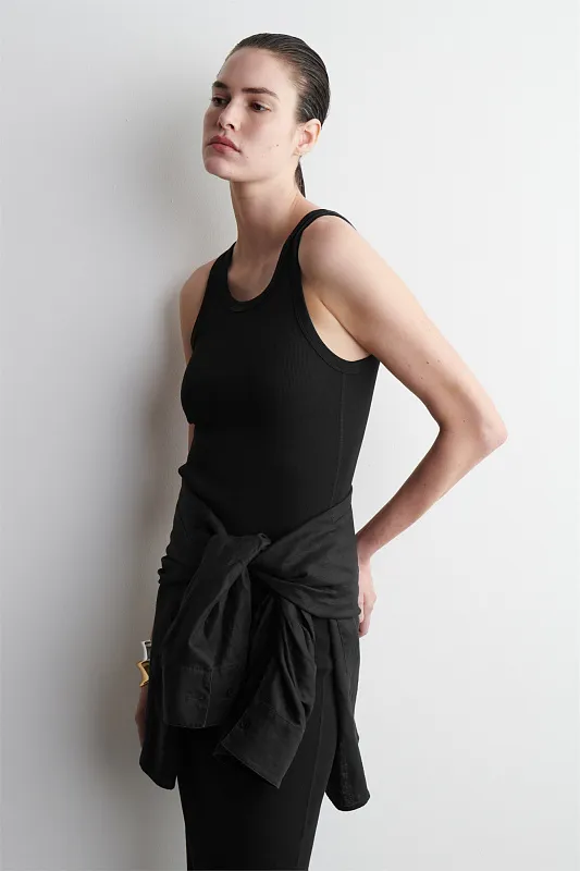 Платье-майка в рубчик COS Платье-майка в рубчик COS