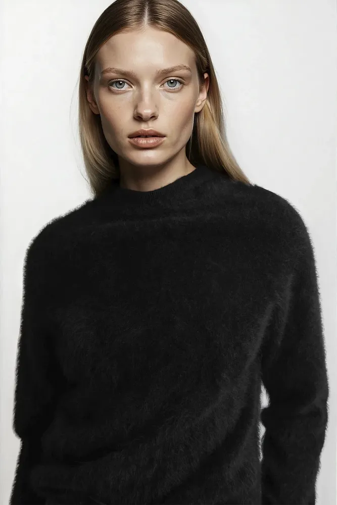 Худи из чистого кашемира с начесом COS