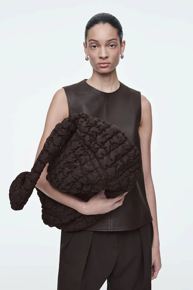 Стеганая сумка кроссбоди oversize