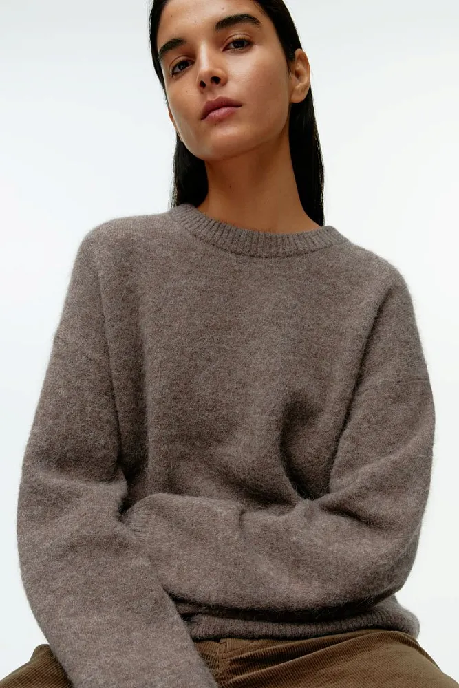 Джемпер из шерсти альпаки ARKET