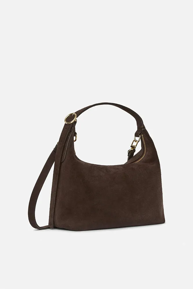 Замшевая сумка ARKET