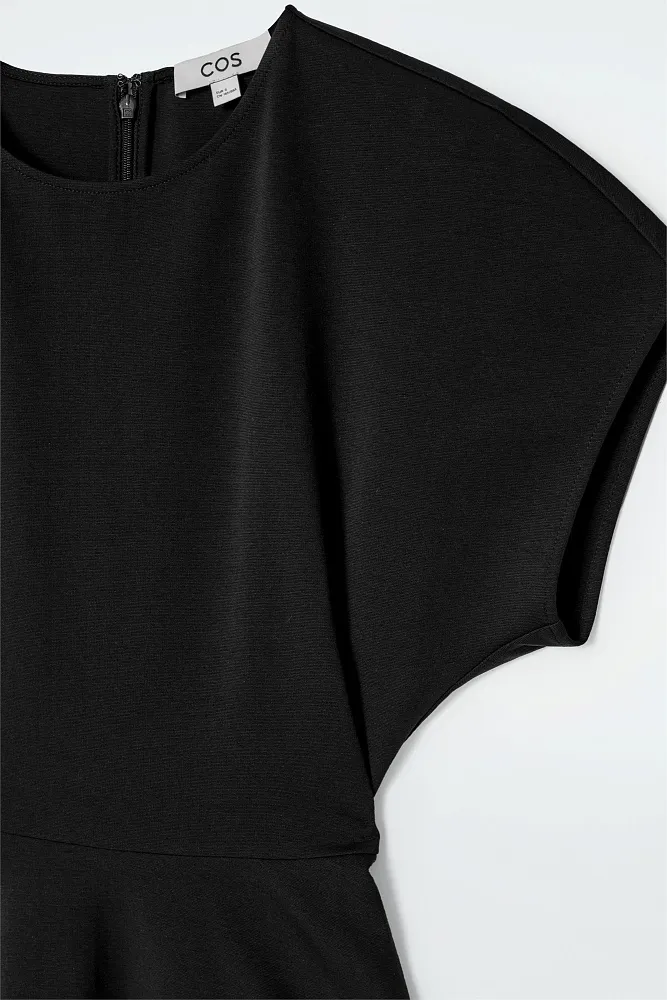 Платье-миди из мягкого хлопка COS