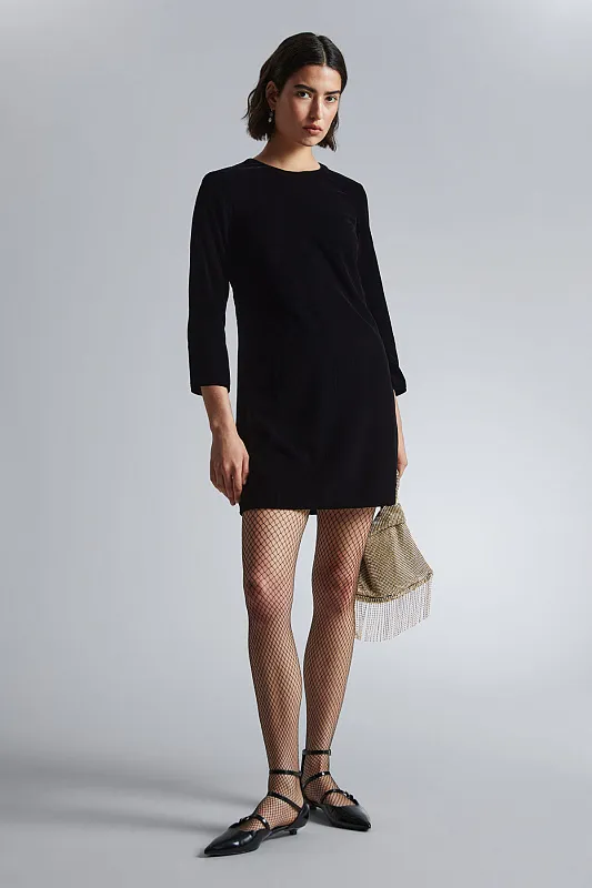 Вечернее платье из бархата