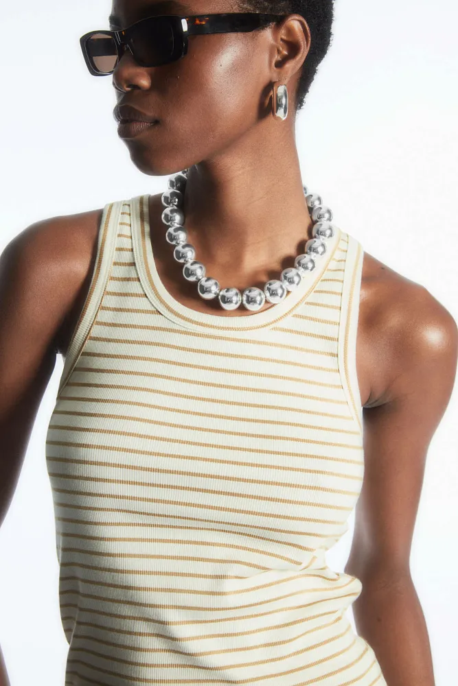 Майка в рубчик COS