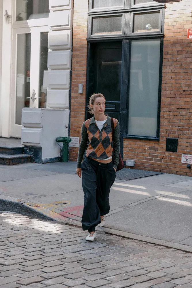 Джемпер-поло с ромбами Джемпер-поло с ромбами