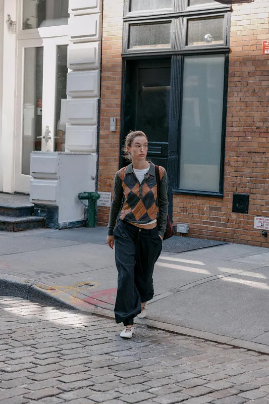 Джемпер-поло с ромбами Джемпер-поло с ромбами