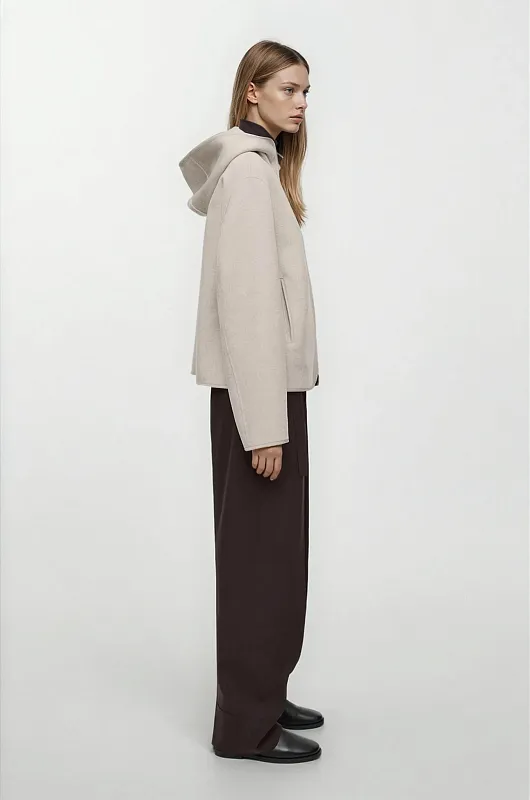 Шерстяная куртка с капюшоном COS Шерстяная куртка с капюшоном COS