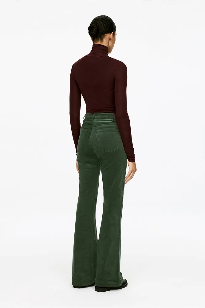 Расклешенные вельветовые брюки Lupine ARKET