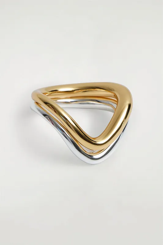 Набор из двух изогнутых колец COS   Набор из двух изогнутых колец COS