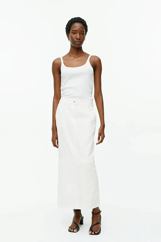 Джинсовая юбка макси Джинсовая юбка макси