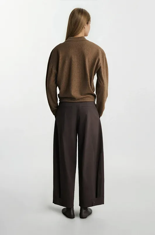 Хлопковые брюки-бочки COS Хлопковые брюки-бочки COS