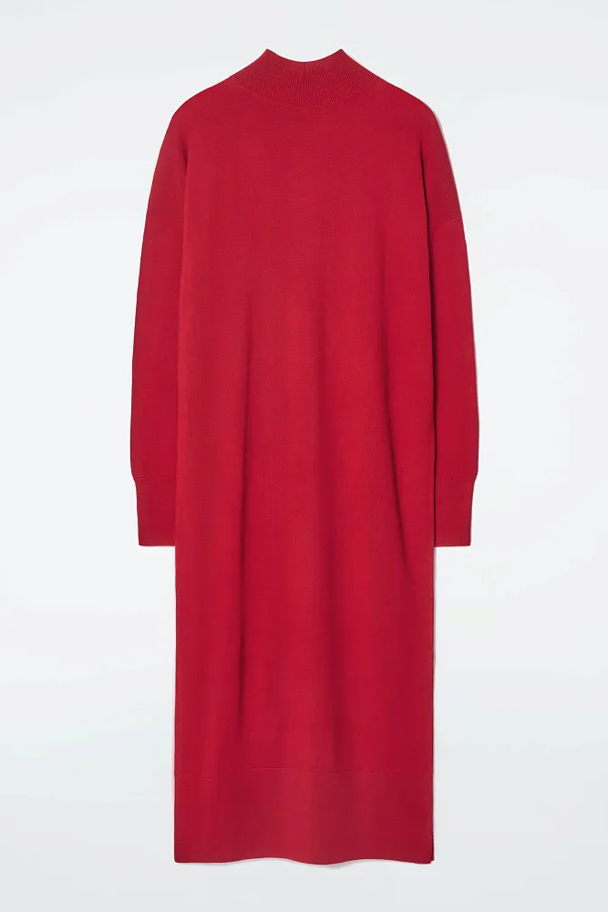 Платье-водолазка из мериносовой шерсти COS