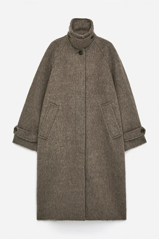 Пальто из смеси шерсти и альпаки ARKET Пальто из смеси шерсти и альпаки ARKET