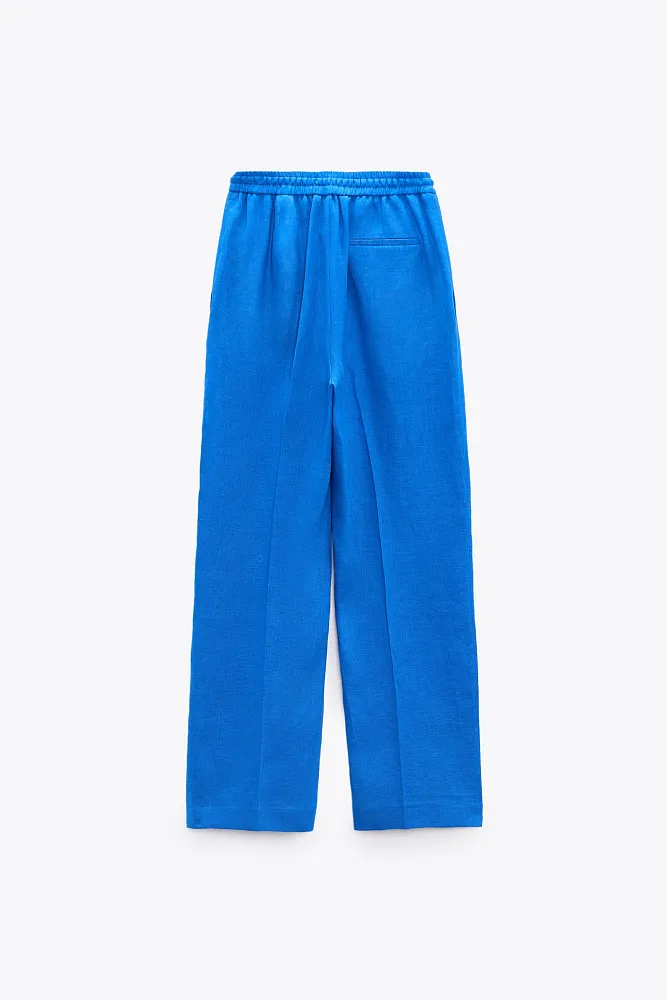 Брюки в пижамном стиле ZARA