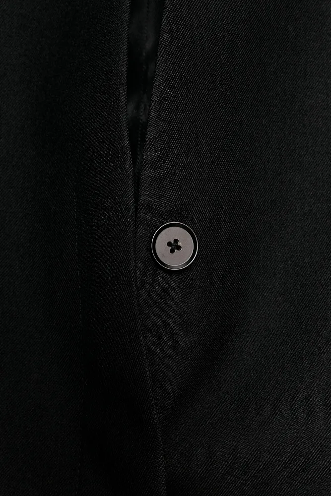 Шерстяной пиджак с баской ZARA