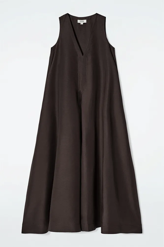 Платье-макси из льняной смеси COS