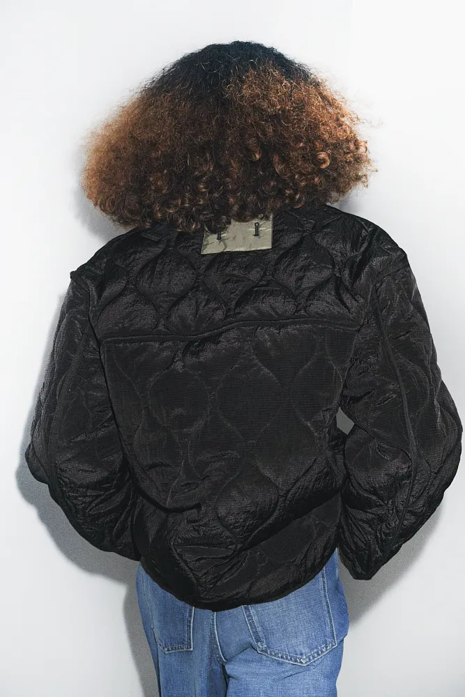 Двусторонняя стеганая куртка ZARA