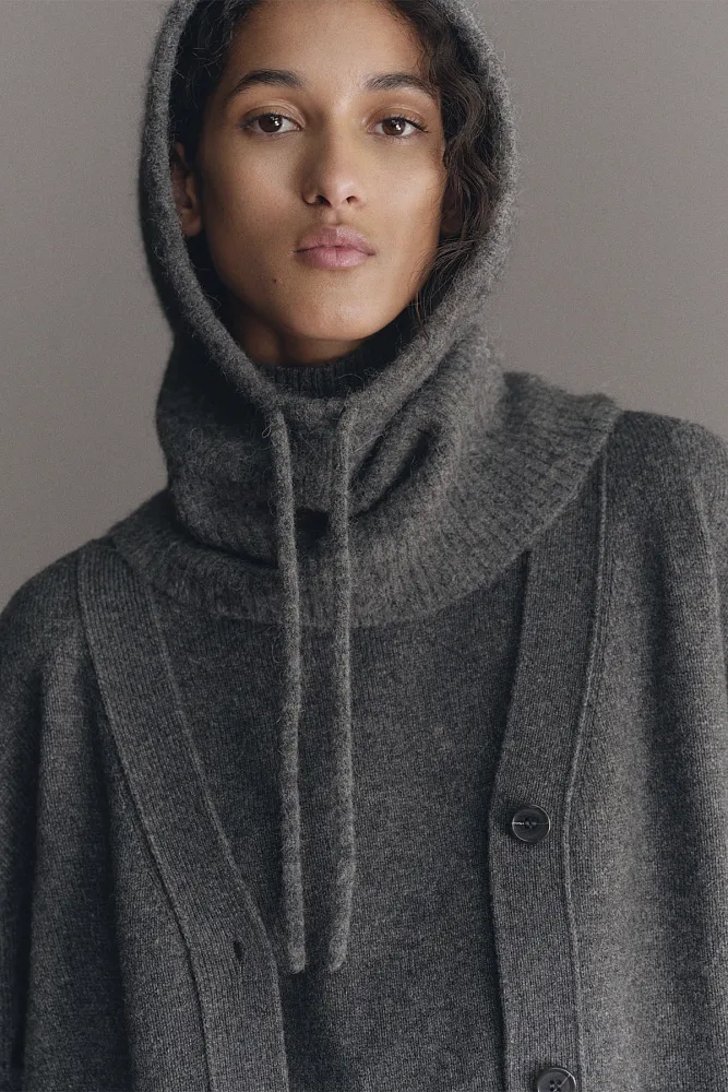 Балаклава из смеси альпаки и шерсти ARKET