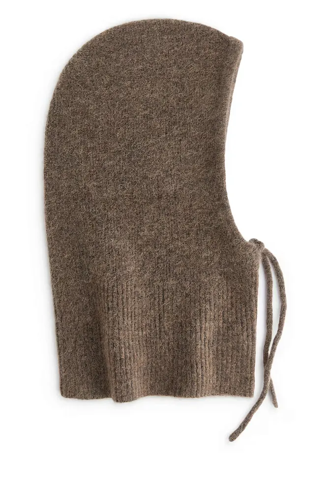 Балаклава из смеси альпаки и шерсти ARKET