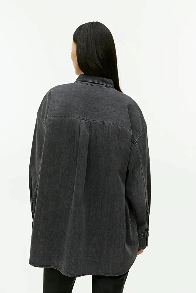Джинсовая рубашка oversize ARKET