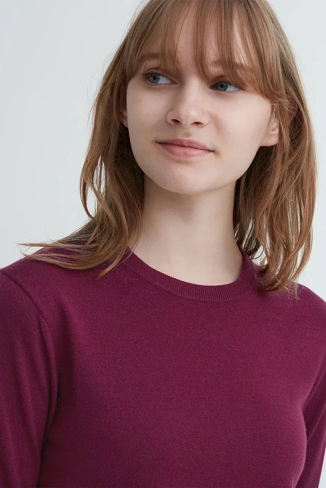 Джемпер из тонкой шерсти мериноса UNIQLO
