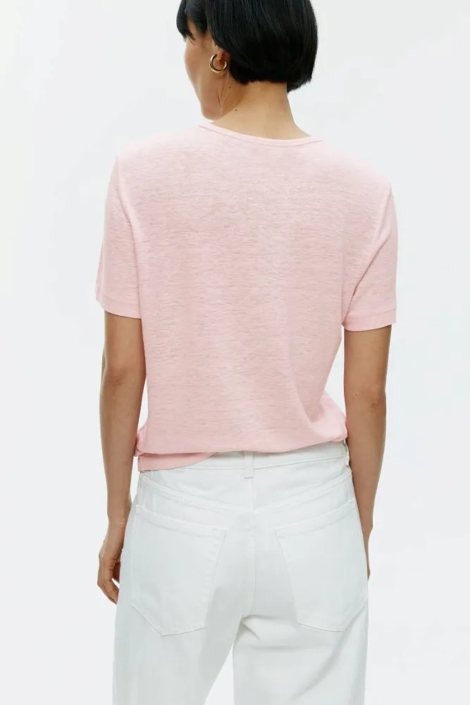 Футболка льняная ARKET