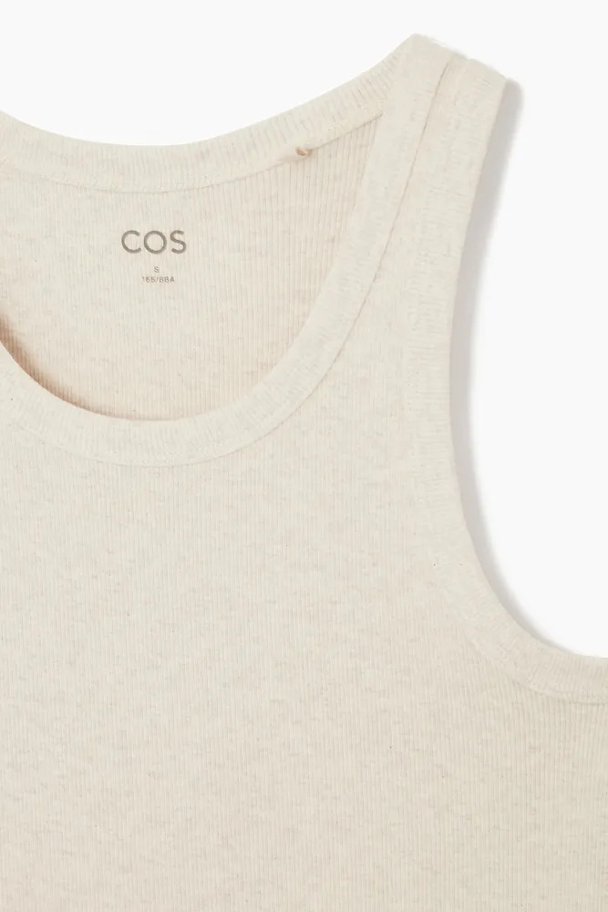 Майка в рубчик COS