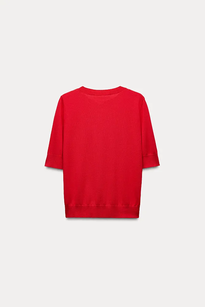 Трикотажный топ ZARA