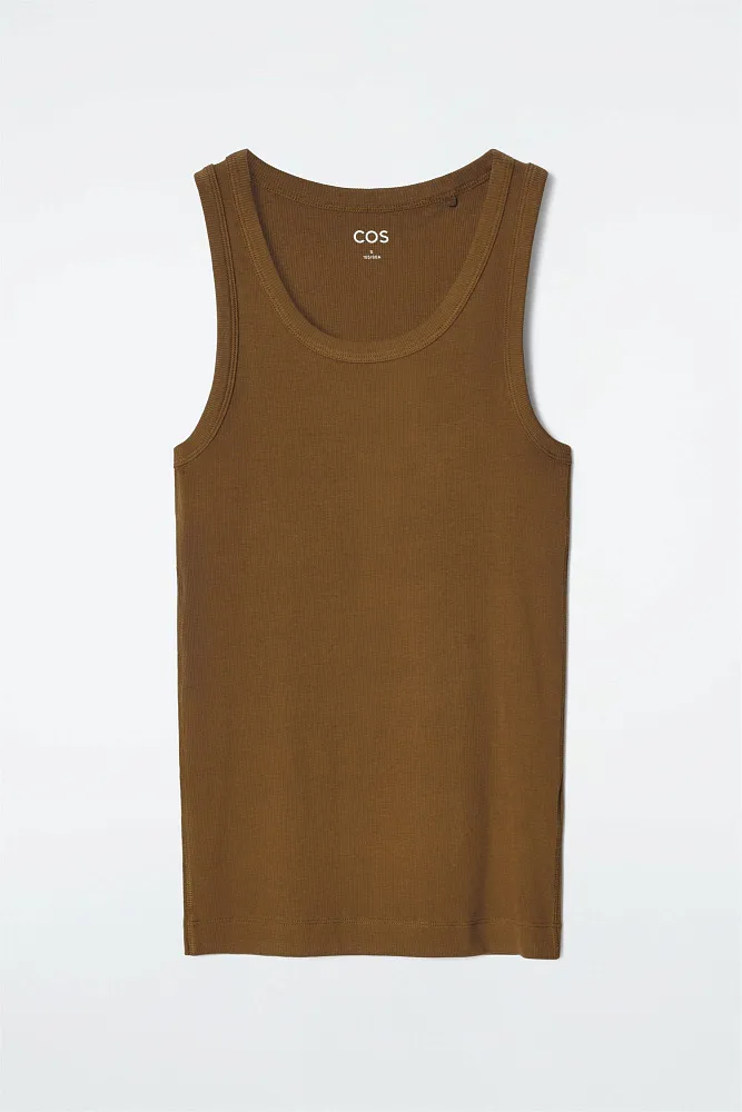 Майка в рубчик COS