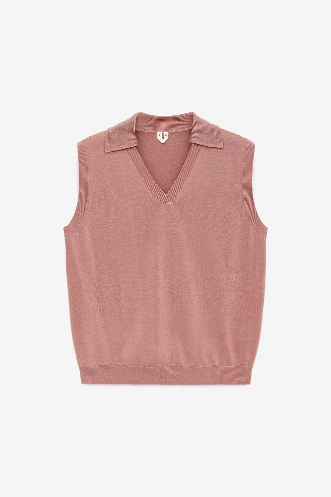 Вязаный жилет с V-образным вырезом ARKET